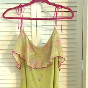 NWOT LAUNDRY by Shelli Segal  Summer Sheer Dress